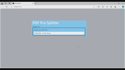 PDF Splitter For Windows